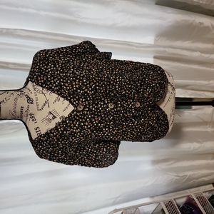 Floral crop top size M